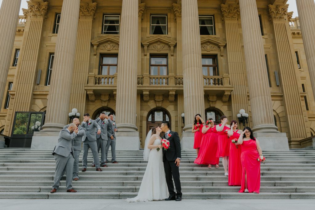 Alberta Legisleture Ground Wedding