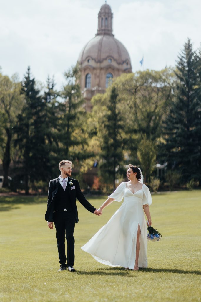 Wedding at Alberta Legislature Ground, Edmonton